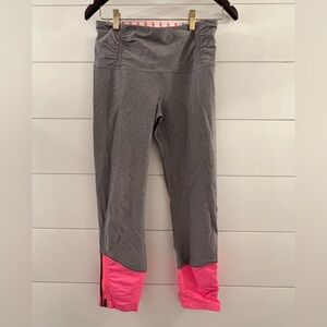 Lululemon athletica strips zipper crop pants sz 6